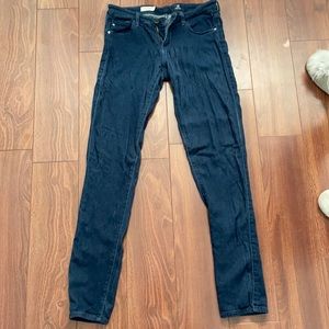 AG distressed dark denim size 27R jeans